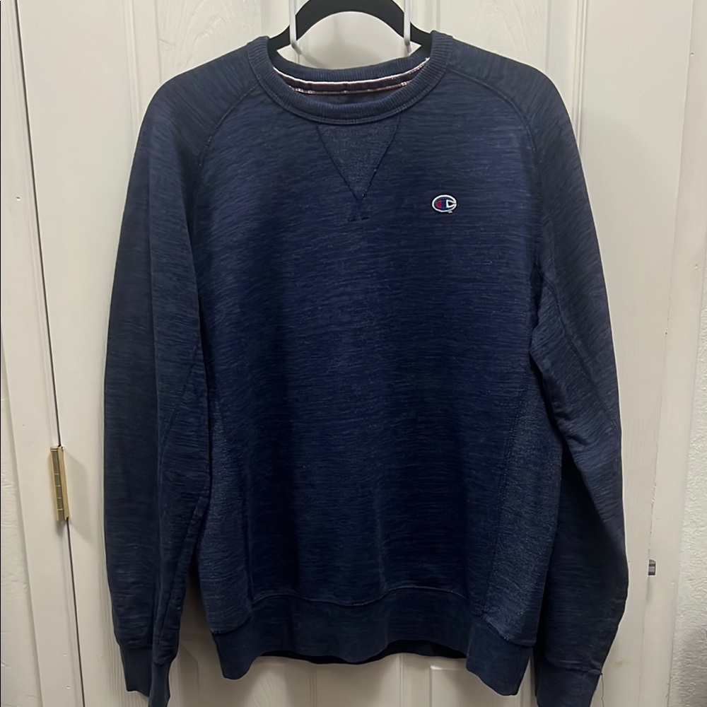 Champion Men's Navy Blue Sweater